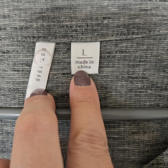 Est. 1946 Marled Green Top Size Large - Picture 5 of 5